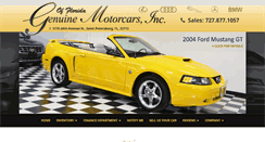 Desktop Screenshot of genuinemotorcars.com